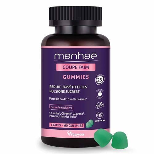 Vitavea - Manhaé - Gummies Coupe Faim sans Sucres -