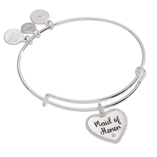 Alex and Ani Maid of Honor Heart Bangle
