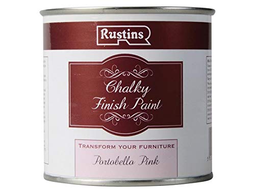 Rustins Chalky Finish Paint 250ml Portobello Pink