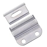 Lurrose 2 Satz Haarschneidemaschinenklingen aus Edelstahl Präzise Scherköpfe für Haarschneider und Barttrimmer Silber für Salon und Heimgebrauch