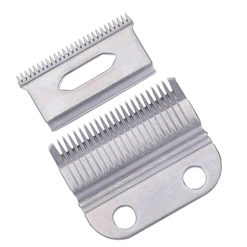 LIFKOME Cuchillas para Cortapelos de Acero Inoxidable Juego de 2 Unidades Accesorios de Recambio para Recorte y Esculpido Profesional Compatibles Máquinas Eléctricas de Peluquería