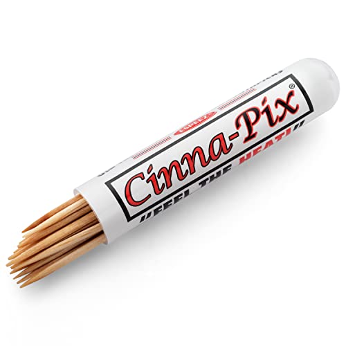 cinna-pix cinnamon toothpicks tubes 10 pack