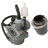 ALL-CARB PZ19 Carburetor 50cc 70cc 90cc 110cc 125cc Replacement for ATV Dirt Bike Go Kart with Air Filter