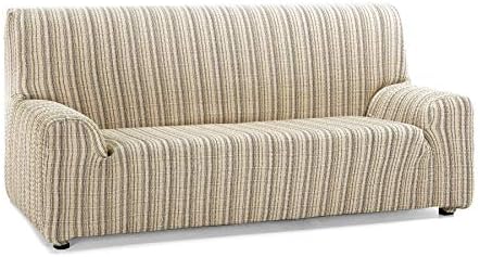 Martina Home Mejico - Elastic Sofa Cover 2 Plazas, 120 a 190 cm de ancho beige