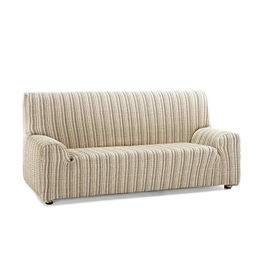 Martina Home Mejico - Funda de sofá elástica, Beige, 3 Plazas, 180 a 240 cm de ancho