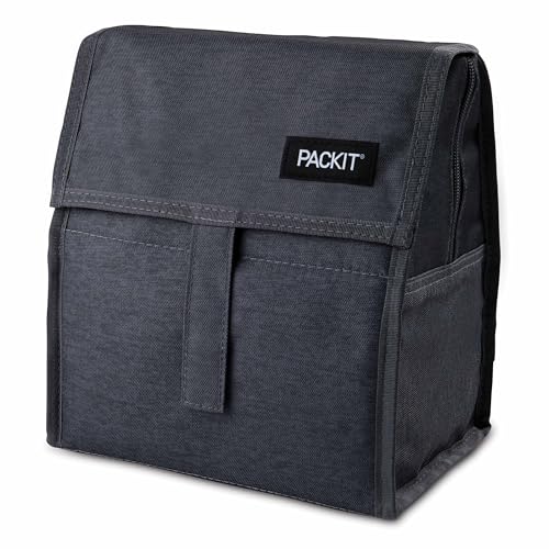 Image of Packit Freezable Lunch Bag, City Charcoal