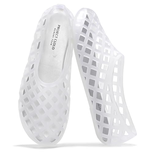 Image of Project Cloud Jelly Shoes Women - Lightweight & Water-Resistant Women's Flats Sandals - Non Slip Womens Shoes - Perfect Summer Jelly Flats for Women 2026 (Jellz)