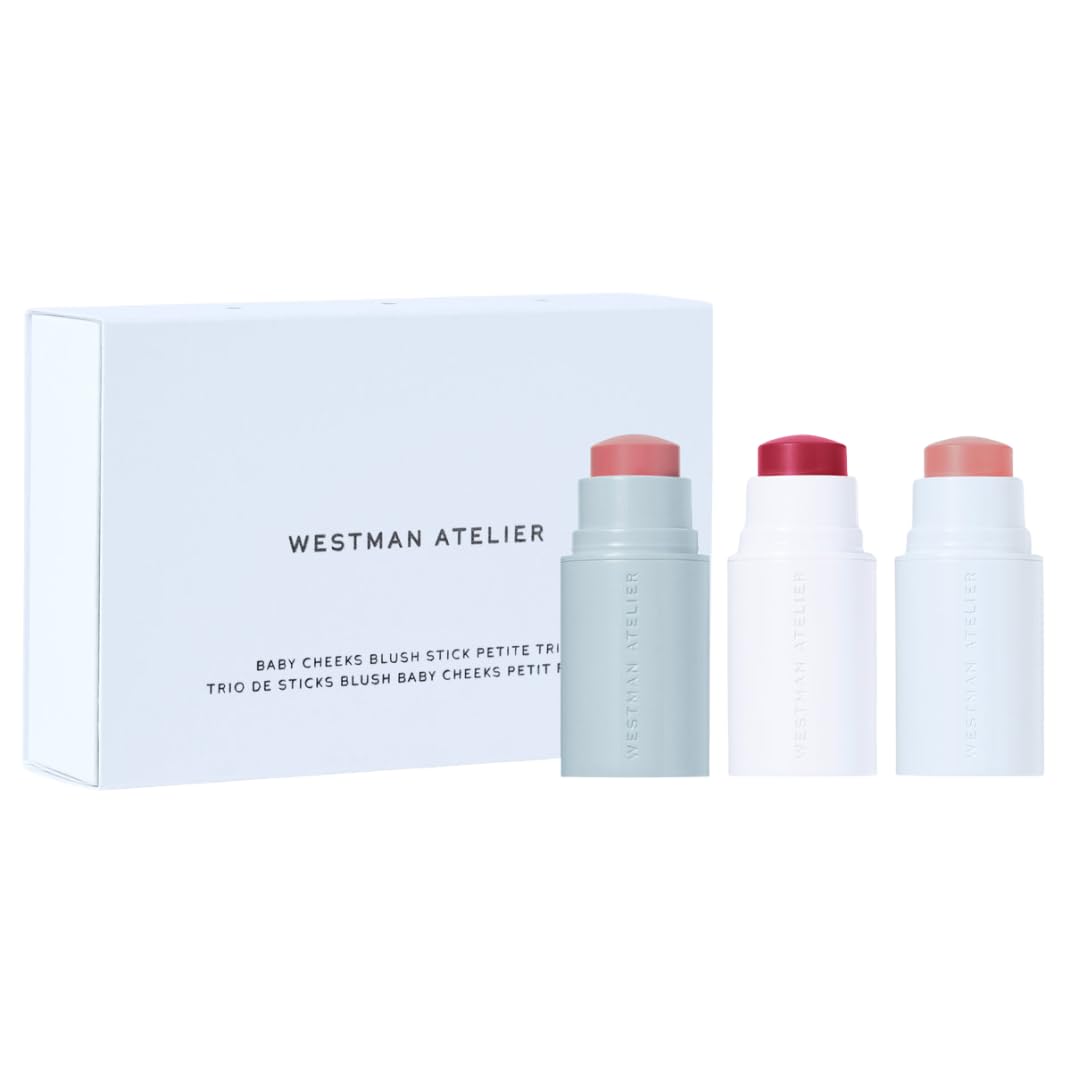 Amazon.com : Westman Atelier Baby Cheeks Blush Stick Petite Trio