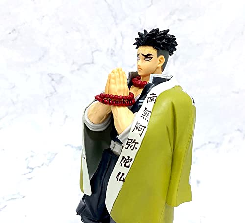 Image of Trunkin Demon Slayer Gyomei Himejima Action Figure The Stone Hashira Figurine Standie Collectible Figure Manga Weeb, 3.94 Inch, 10 cm