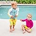 SwimZip UPF 50+ Long Sleeve Rash Guard for Boys and Girls - Baby, Toddler, Kids