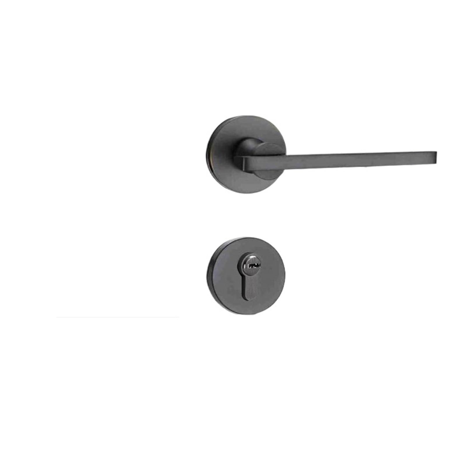 Serrure de porte en cuivre pur 7255 et alliage de zinc pour chambre