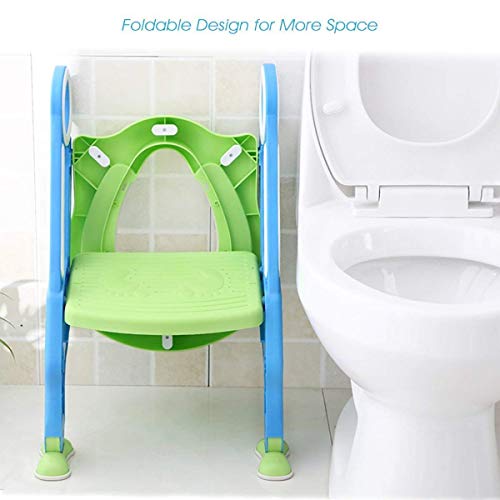 Potty Training Toilet Seat with Step Stool Ladder for Boys and Girls