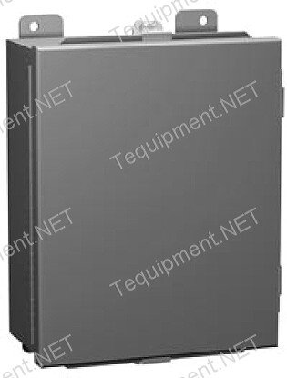 Hammond 1414N4PHK N4 J Box, Hinge Cover w/panel - 12 x 10 x 5 - Steel/Gray