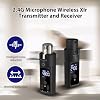 summina 2.4G Microphone Wireless Xlr Transmitter and Receiver Rechargeable Mic System for 48V Condenser Microphones Audio Mixer Electric Guitar Bass Speaker Wireless Mic Transmitters Receivers #2