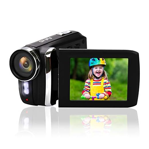 Video Camera Camcorder for Kids 1080P Full HD Digital Camera Recorder for YouTube 20FPS 12MP 2.8" Rotation Screen Digital Vlogging Camcorders for Teens Children Beginners