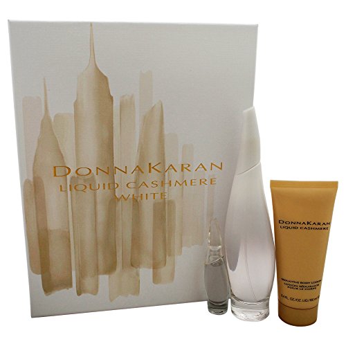 Donna Karan Liquid Cashmere Women's Gift Set, White, 3 Count