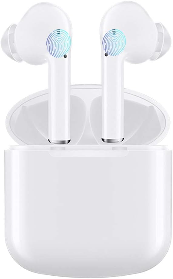 Bluetooth Headphones 5.0, Wireless Bluetooth Earbuds Stereo Earphone Cordless Sport Headsets, Bluetooth in-Ear Earphones with Built-in Mic for Smart Phones