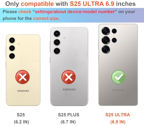 Étui portefeuille ultra fin Samsung Galaxy S25 pour éviter les rayures et oublier son sac