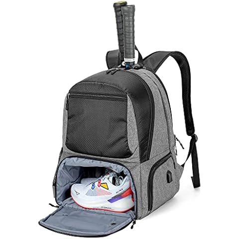 DSLEAF Tennis-Rucksack für 2 Schläger Cover