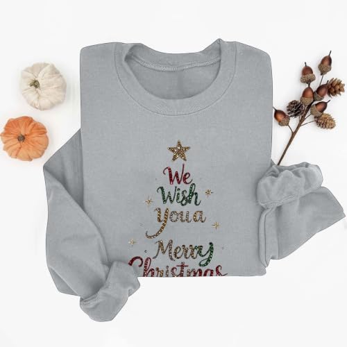 Christmas Sweatshirts for Women Long Sleeve Xmas Graphic shirts - image 3