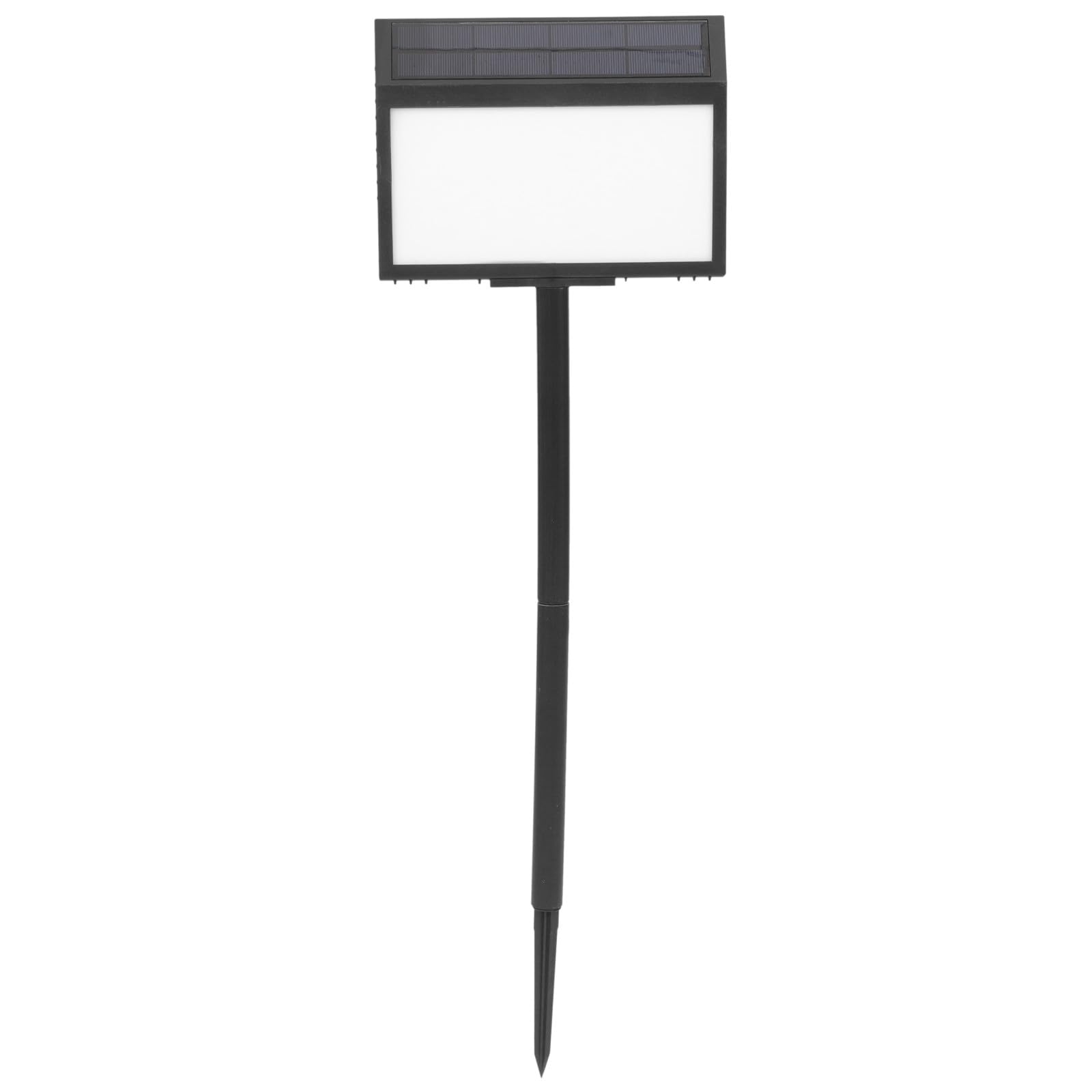 SUPVOX Lampada Solare per Esterno Numero Civico LED ad Alta Luminosità, Targa in Plastica Nera per Illuminazione Casa e Giardino