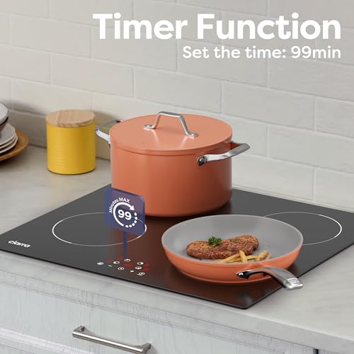 Image of CDV 24 Inch Induction Cooktop 4 Burners 6000W