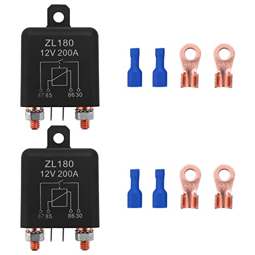 Relais 12V 200A robuste ZL180 pour charge divisée sécurisée et démarrage de camion