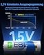 EBL AA Lithium Batterien 3700mAh 1.5V - Mit längster Laufzeit - Hochleistungs AA Batterien für alle Geräte - 8er Pack (Nicht-Akku)