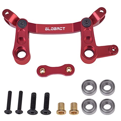 GLOBACT Aluminum Alloy Steering Bellcrank and Steering Link, with Ball Bearing Upgrade Parts Set for...