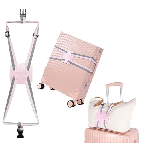 Luggage Straps for Suitcases, Travel Accessories to Connect Two Suitcase, Add A Bag Luggage Strap...