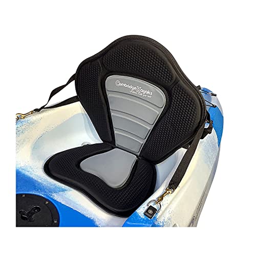 Cambridge Kayaks Asiento Acolchado de Lujo para Kayak, Unisex, Negro, Talla única