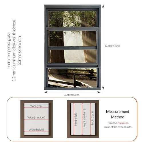 Ventana de guillotina de aluminio para solucionar la falta de aire en sótanos oscuros 8