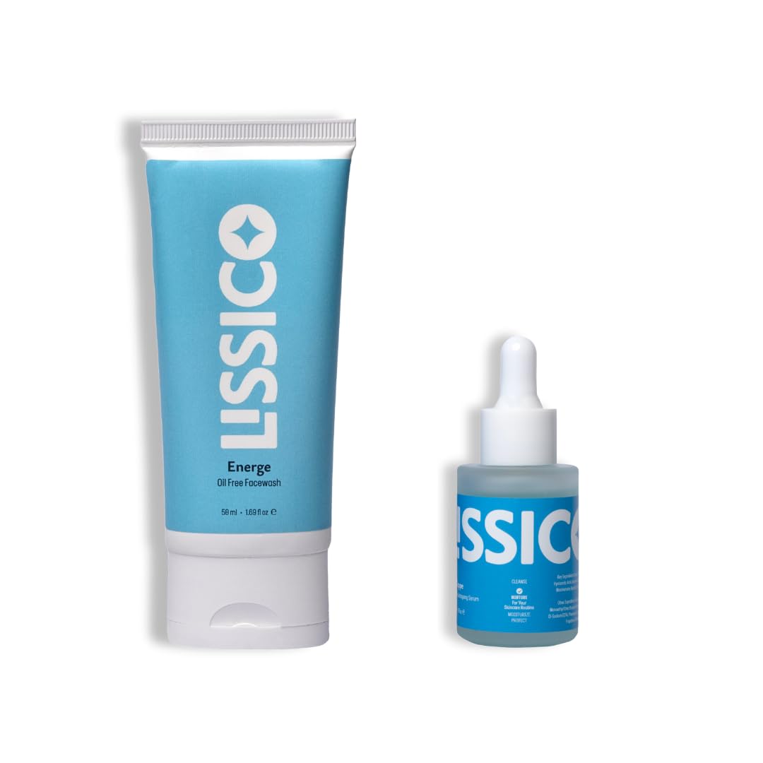 Lissico Renewal Duo | Ecoppe Copper Peptide Serum + Energe Oil-Free Facewash | Skin Prep & Repair Essentials Combo-picture-29