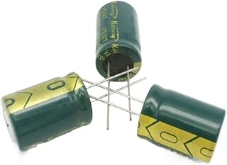 Electrolysis 100pcs Green electrolytic Capacitor 220UF 25V high Frequency Low Resistance