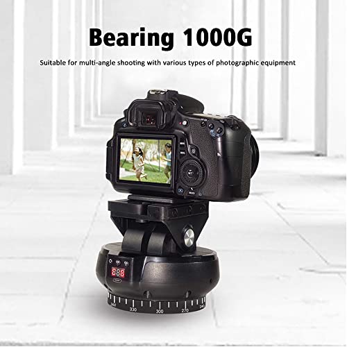 Testa Panoramica Motorizzata Mcoplus YT-1200 Con Telecomando 2.4G – Rotazione 360° Per Fotocamere E Smartphone (Carico Max 1 Kg)