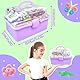 ZEIZHUBN 3000 Stück Bastelset Kinder DIY Bastelkoffer Kinder Basteln Alle in Bastelbox Bastelmaterial Pfeifenreiniger Scrapbooking Spielzeug Bastelbedarf für Mädchen Jungen 4 5 6 7 8 Jahre Geschenke