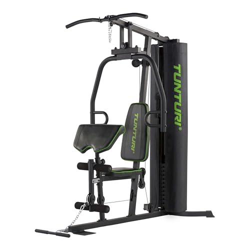 Tunturi Kraftstation HG20, MultiGym mit 12 Gewichten a 5 kg, Gewichtsblock 60 kg, Tunturi Kraftstation HG20, MultiGym mit 12 Gewichten a 5 kg, Gewichtsblock 60 kg,