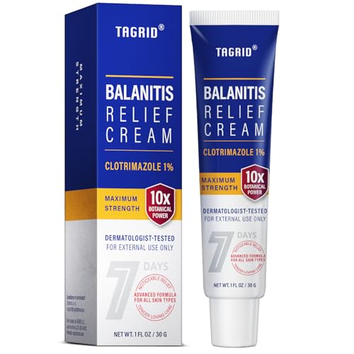 TAGRID Balanitis Treatment for Men: Antifungal Itch Cream Extra Strength for Skin - Itchy Skin...