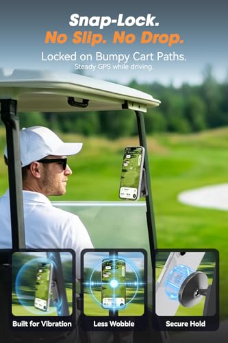 NOVRIDO Golf Cart Phone Holder Magnetic Mount — NOVRIDO golf cart phone holder review Image 2