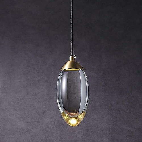 Suspension boule en cristal moderne LED pour un éclairage de plafond chic