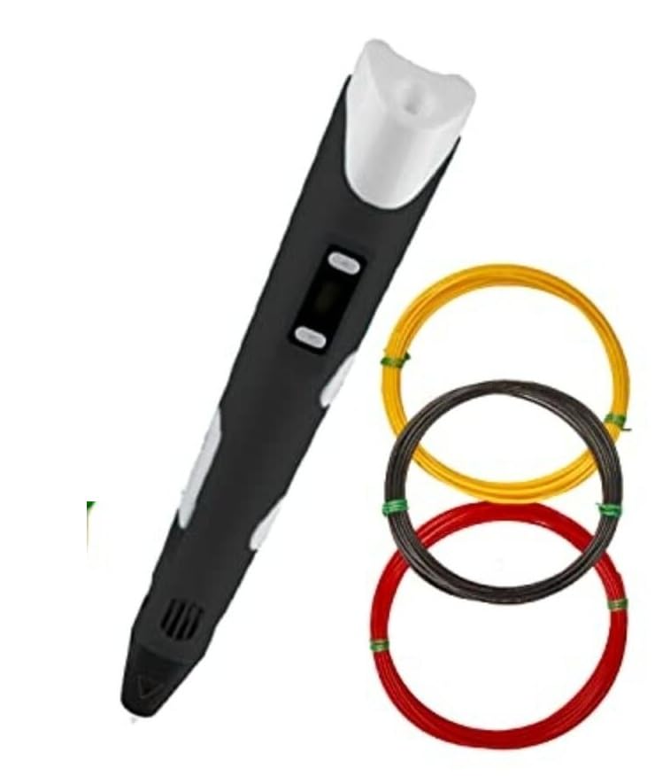 Kammateswara 3D Pen in 3D Printing Pen for Kids with PLA Filaments (Black Color)(USB Powered)