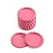 IGOGO 100 PCS Bottle Caps Decorative Bottle Cap for Hair Bows,DIY Pendants or Craft Scrapbooks Pink