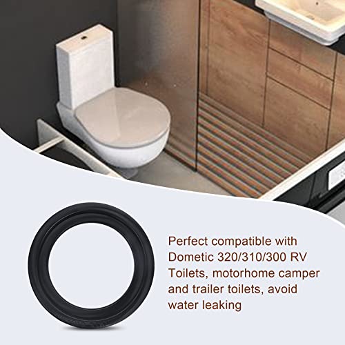 Image of RV Toilet Flush Ball Seal Gasket Replacement 385311658 for Dometic 320 310 300 Avoid Water Leaking (2PC)