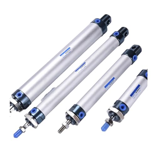 Cilindro neumático MAL 25x300 mini de aluminio con pistón magnético 2