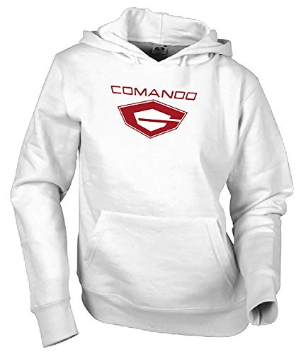 Camisetas EGB Sudadera Comando G Adulto/Niño ochenteras 80´s Retro (3XL, Blanco)