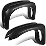4Pcs Factory Style Wheel Fender Flares Compatible with Dodge Dakota Crew Cab 05-11, Front and Rear, Matte Black