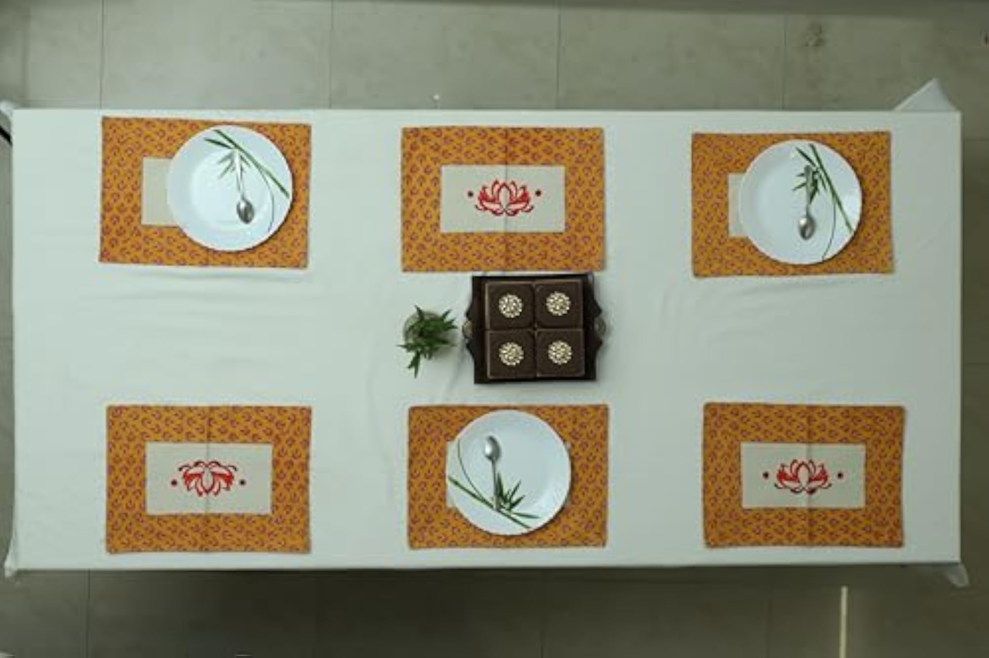 Ecofriendly Handpainted Stylish Dining Table Mats