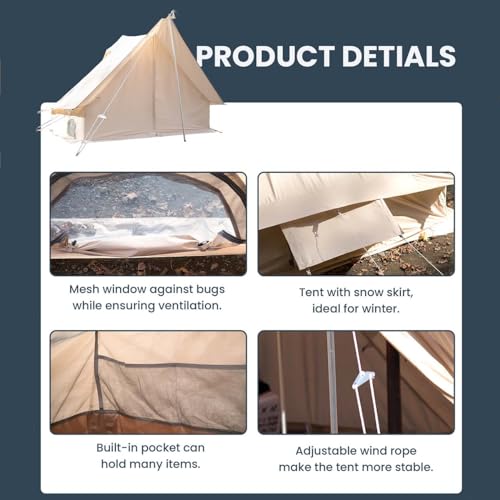 Carpa S'more Canvas para Camping Familiar 2 Personas miniatura 4