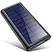 SWEYE Cargador Solar 26800mAh,【Cable de Datos/Luz Solar, Carga 2 en 1】 Batería Externa Solar de Carga Rápida con 2 Puertos USB Power Bank Portátil con Estilo para Smartphones, Tabletas