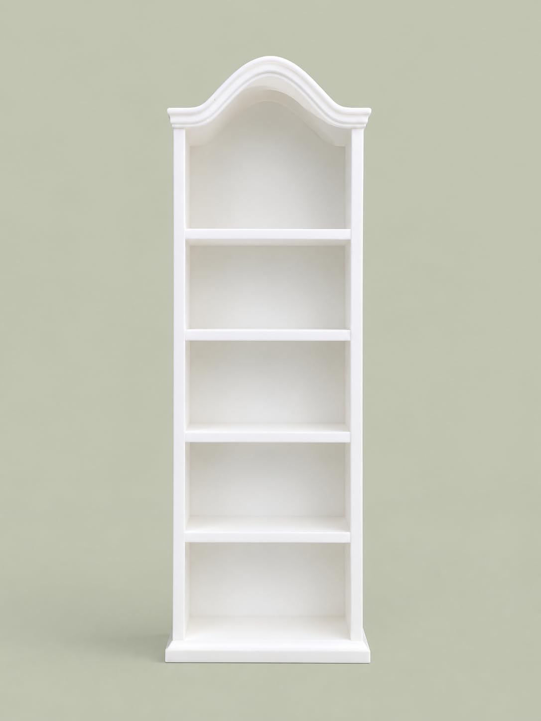 Miniature Bookshelf for Mini Books & Dollhouse Decor | 3D Printed Display Shelf for Collectibles, Desk Decor & DIY Miniatures (White, Short)-image-41